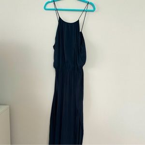 H&M Navy maxi strapy dress size 14